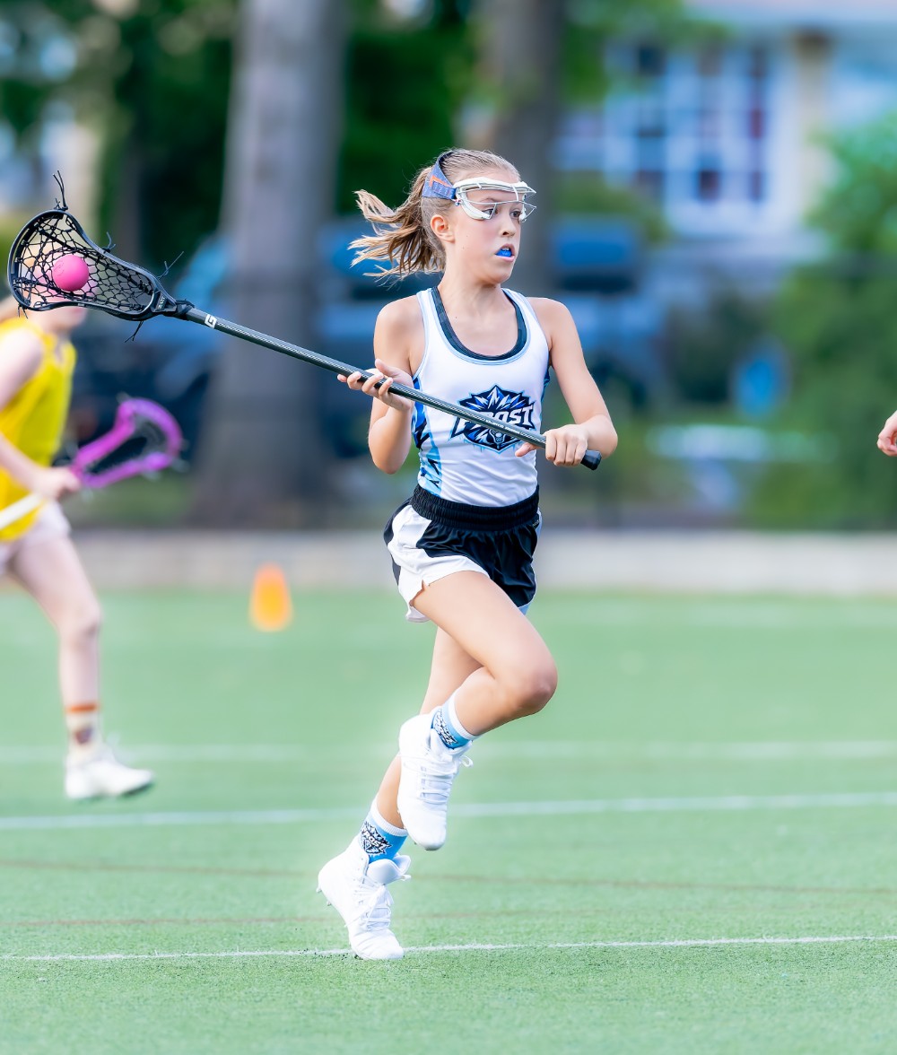 A Frost player competing on the turf
